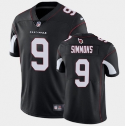 Men Arizona Cardinals 9 Isaiah Simmons Black Vapor Untouchable Limited Stitched Jersey