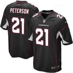 Men Nike Arizona Cardinals 21 Patrick Peterson Game Black Alternate NFL Jersey