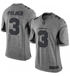 Men Nike Arizona Cardinals 3 Carson Palmer Limited Gray Gridiron NFL Jersey