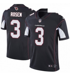 Men Nike Arizona Cardinals 3 Josh Rosen Black Alternate Vapor Untouchable Limited Player NFL Jersey