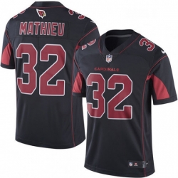 Men Nike Arizona Cardinals 32 Tyrann Mathieu Limited Black Rush Vapor Untouchable NFL Jersey
