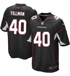 Men Nike Arizona Cardinals 40 Pat Tillman Game Black Alternate NFL Jersey
