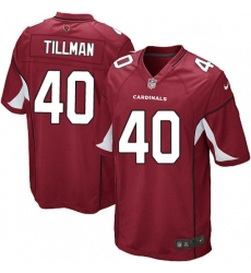 Men Nike Arizona Cardinals 40 Pat Tillman Game Red Team Color NFL Jersey