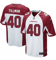 Men Nike Arizona Cardinals 40 Pat Tillman Game White NFL Jersey