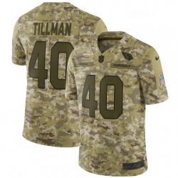 Men Nike Arizona Cardinals 40 Pat Tillman Limited Camo 2018 Salute to Service NFL Jersey
