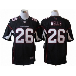 Nike Arizona Cardinals 26 Chris Wells Black Limited NFL Jersey