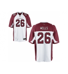 Nike Arizona Cardinals 26 Chris Wells White Game NFL Jersey