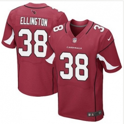 Nike Arizona Cardinals #38 Andre Ellington Red Team Color Mens Stitched NFL Elite Jersey