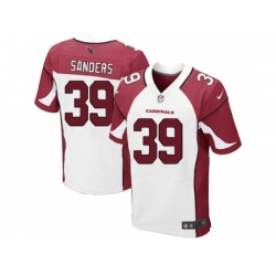 Nike Arizona Cardinals 39 James Sanders White Elite NFL Jersey