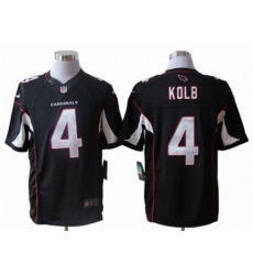 Nike Arizona Cardinals 4 Kevin Kolb Black Limited NFL Jersey