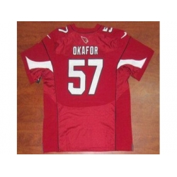 Nike Arizona Cardinals 57 Alex Okafor Red Elite NFL Jersey