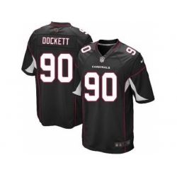 Nike Arizona Cardinals 90 Darnell Dockett Black Game NFL Jersey