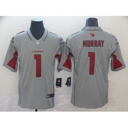 Nike Cardinals 1 Kyler Murray Silver Inverted Legend Jersey