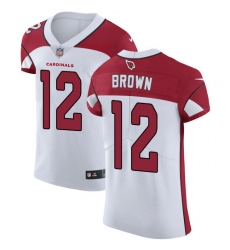 Nike Cardinals #12 John Brown White Mens Stitched NFL Vapor Untouchable Elite Jersey
