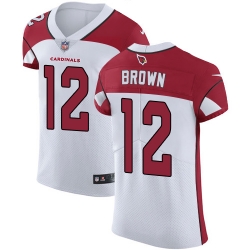 Nike Cardinals #12 John Brown White Mens Stitched NFL Vapor Untouchable Elite Jersey