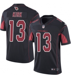 Nike Cardinals #13 Christian Kirk Black Mens Stitched NFL Limited Rush Jersey