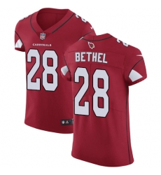 Nike Cardinals #28 Justin Bethel Red Team Color Mens Stitched NFL Vapor Untouchable Elite Jersey