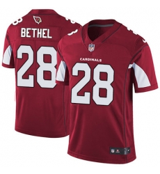 Nike Cardinals #28 Justin Bethel Red Team Color Mens Stitched NFL Vapor Untouchable Limited Jersey