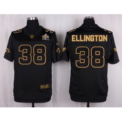 Nike Cardinals #38 Andre Ellington Pro Line Black Gold Collection Mens Stitched NFL Elite Jersey