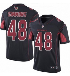 Nike Cardinals 48 Isaiah Simmons Black Men Stitched NFL Limited Rush Jersey