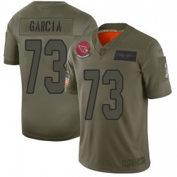 Nike Cardinals 73 Max Garcia Camo Men Stitched NFL Limited 2019 Salute To Service Jersey