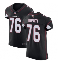 Nike Cardinals #76 Mike Iupati Black Alternate Mens Stitched NFL Vapor Untouchable Elite Jersey