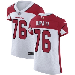 Nike Cardinals #76 Mike Iupati White Mens Stitched NFL Vapor Untouchable Elite Jersey