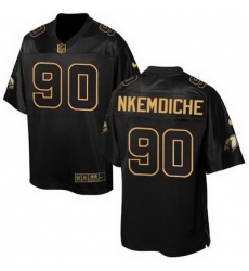 Nike Cardinals #90 Robert Nkemdiche Black Mens Stitched NFL Elite Pro Line Gold Collection Jersey