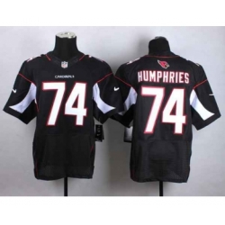 nike nfl jerseys arizona cardinals 74 humphries black[Elite]
