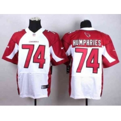 nike nfl jerseys arizona cardinals 74 humphries white[Elite]