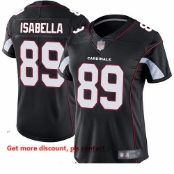 Cardinals 89 Andy Isabella Black Alternate Women Stitched Football Vapor Untouchable Limited Jersey