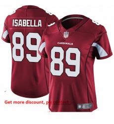 Cardinals 89 Andy Isabella Red Team Color Women Stitched Football Vapor Untouchable Limited Jersey