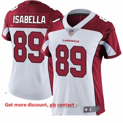 Cardinals 89 Andy Isabella White Women Stitched Football Vapor Untouchable Limited Jersey