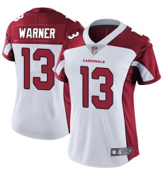 Nike Cardinals #13 Kurt Warner White Womens Stitched NFL Vapor Untouchable Limited Jersey