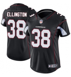 Nike Cardinals #38 Andre Ellington Black Alternate Womens Stitched NFL Vapor Untouchable Limited Jersey
