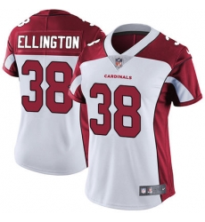 Nike Cardinals #38 Andre Ellington White Womens Stitched NFL Vapor Untouchable Limited Jersey