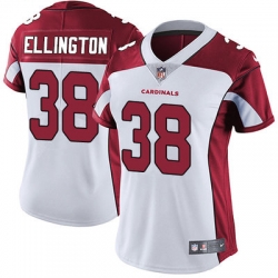 Nike Cardinals #38 Andre Ellington White Womens Stitched NFL Vapor Untouchable Limited Jersey