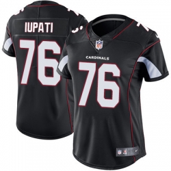 Nike Cardinals #76 Mike Iupati Black Alternate Womens Stitched NFL Vapor Untouchable Limited Jersey