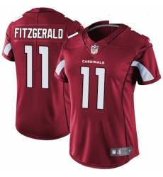 Womens Nike Arizona Cardinals 11 Larry Fitzgerald Red Team Color Vapor Untouchable Limited Player NFL Jersey