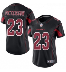 Womens Nike Arizona Cardinals 23 Adrian Peterson Limited Black Rush Vapor Untouchable NFL Jersey