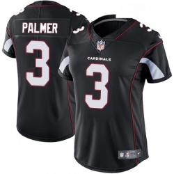 Womens Nike Arizona Cardinals 3 Carson Palmer Black Alternate Vapor Untouchable Limited Player NFL Jersey