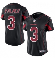 Womens Nike Arizona Cardinals 3 Carson Palmer Limited Black Rush Vapor Untouchable NFL Jersey