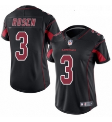 Womens Nike Arizona Cardinals 3 Josh Rosen Limited Black Rush Vapor Untouchable NFL Jersey