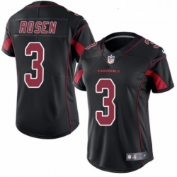 Womens Nike Arizona Cardinals 3 Josh Rosen Limited Black Rush Vapor Untouchable NFL Jersey