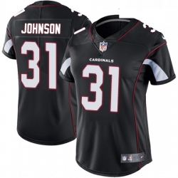 Womens Nike Arizona Cardinals 31 David Johnson Black Alternate Vapor Untouchable Limited Player NFL Jersey