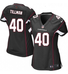 Womens Nike Arizona Cardinals 40 Pat Tillman Game Black Alternate NFL Jersey
