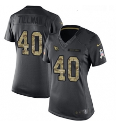 Womens Nike Arizona Cardinals 40 Pat Tillman Limited Black 2016 Salute to Service NFL Jersey
