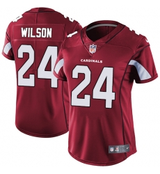 Womens Nike Cardinals #24 Adrian Wilson Red Team Color  Stitched NFL Vapor Untouchable Limited Jersey