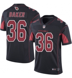 Nike Cardinals #36 Budda Baker Black Youth Stitched NFL Limited Rush Jersey