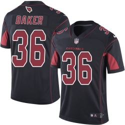 Nike Cardinals #36 Budda Baker Black Youth Stitched NFL Limited Rush Jersey